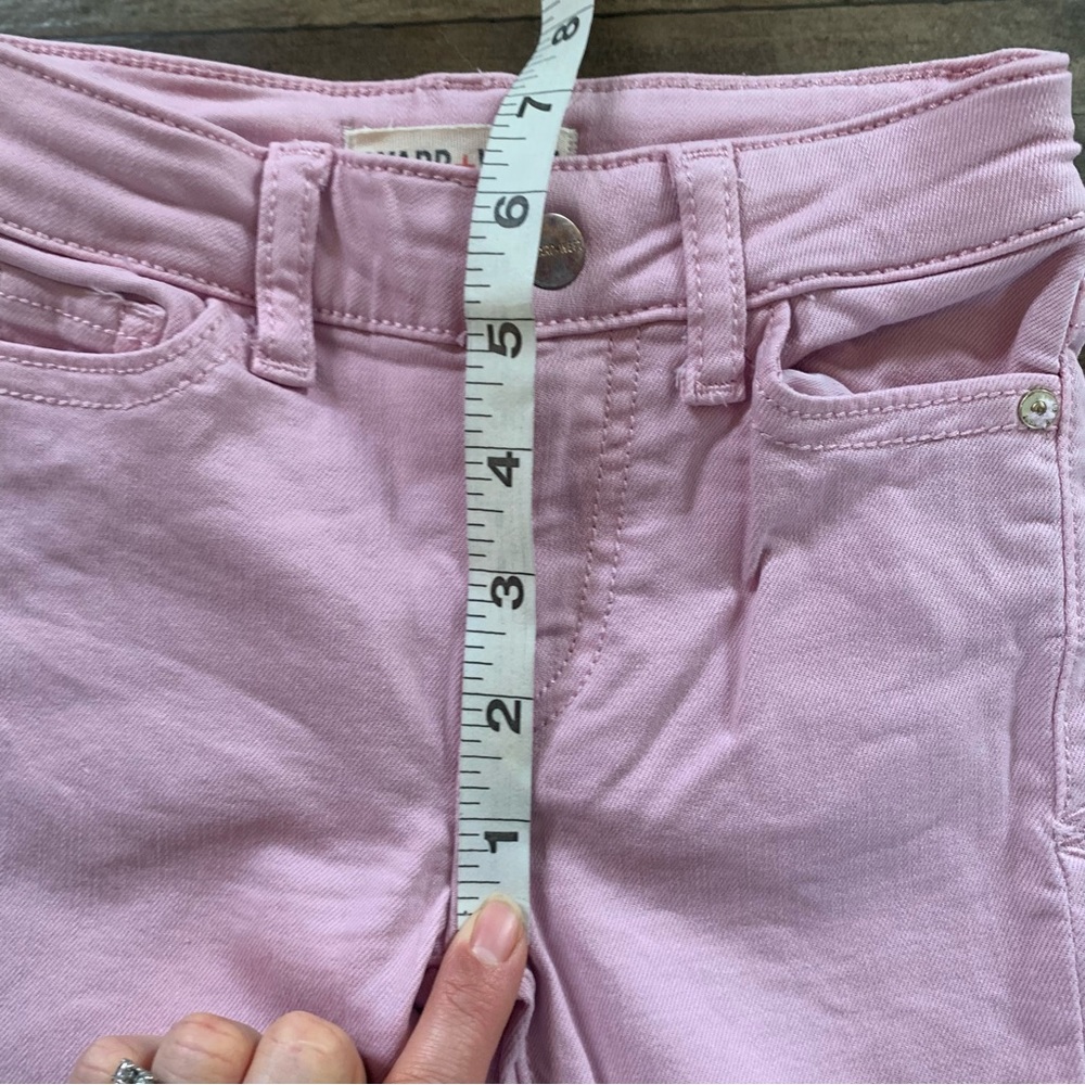 Warp + Weft light Pink JFK NYC skinny jeans - Picture 6 of 9